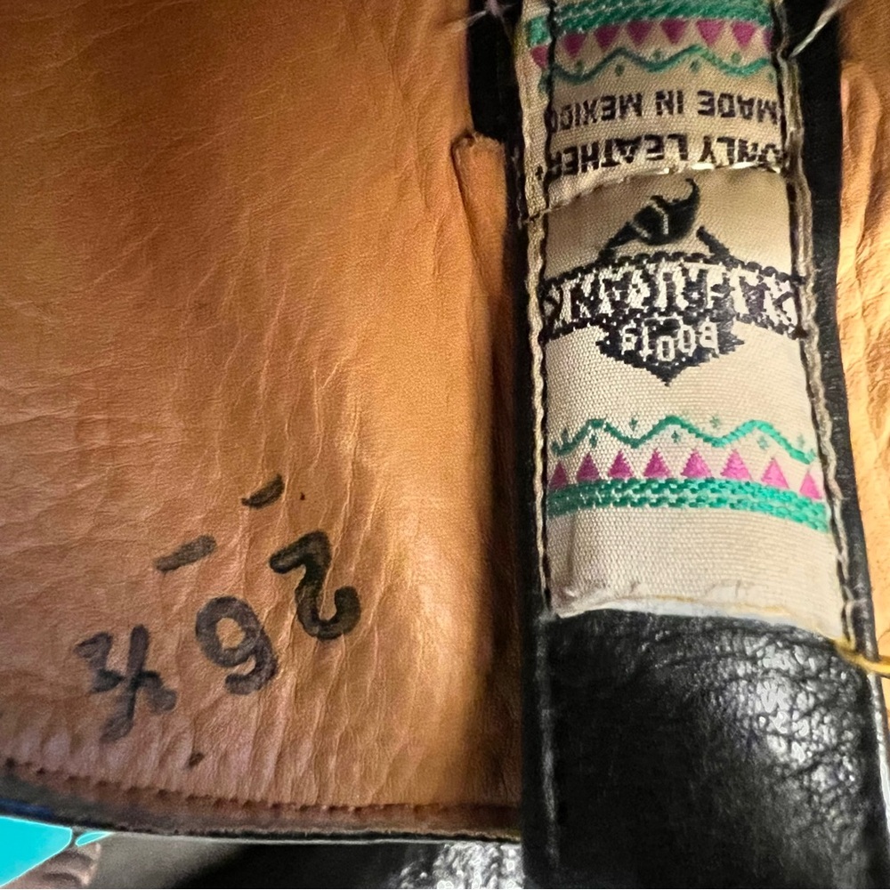 Vintage Black Jack Genuine Snakeskin Cowboy Boots Handmade USA Women’s 29 1/2 - Picture 10 of 16